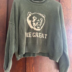 The Great. Bear Sweater | Green | 2